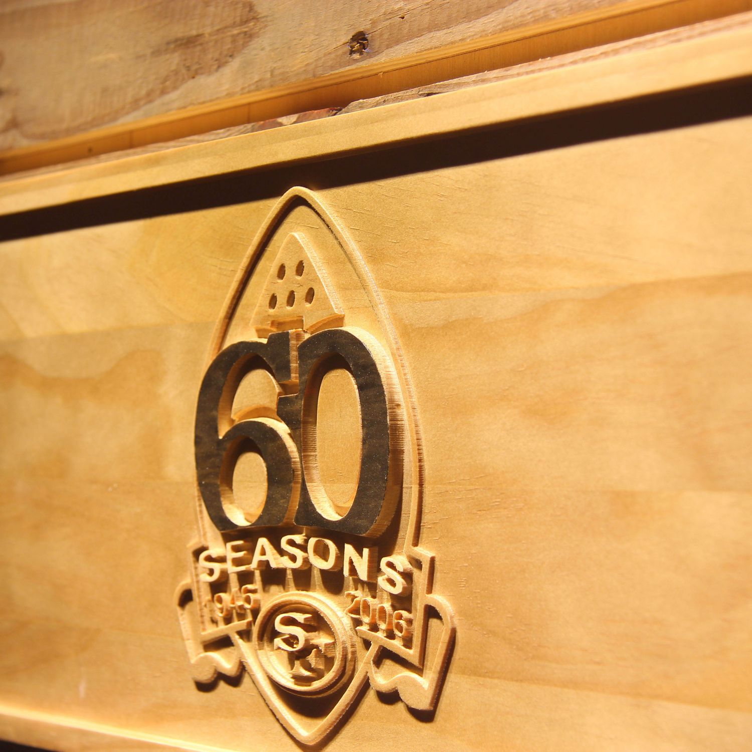 San Francisco 49ers 1946-1967 Logo Wood Sign - Legacy Edition