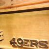 San Francisco 49ers Helmet Wood Sign