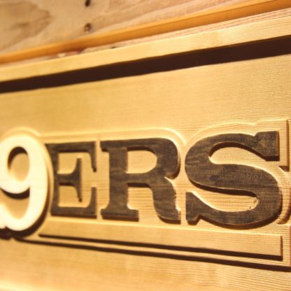 San Francisco 49ers Text Wood Sign neon sign LED