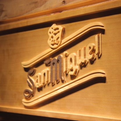 San Miguel Wood Sign neon sign LED