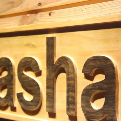 Sasha Wood Sign neon sign LED