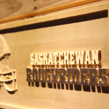Saskatchewan Roughriders Helmet Wood Sign - Legacy Edition neon sign LED