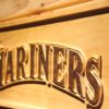 Seattle Mariners 4 Wood Sign
