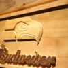Seattle Seahawks Budweiser Wood Sign