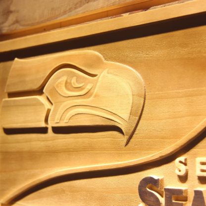 Seattle Seahawks Split Wood Sign neon sign LED