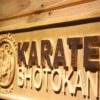 Shotokan Karate Wood Sign
