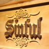 Sinful Wood Sign