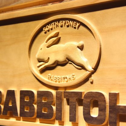 South Sydney Rabbitohs Wood Sign neon sign LED