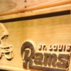 St Louis Rams Helmet Wood Sign - Legacy Edition