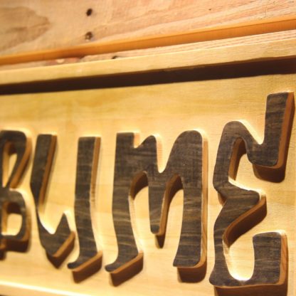 Sublime Wood Sign neon sign LED