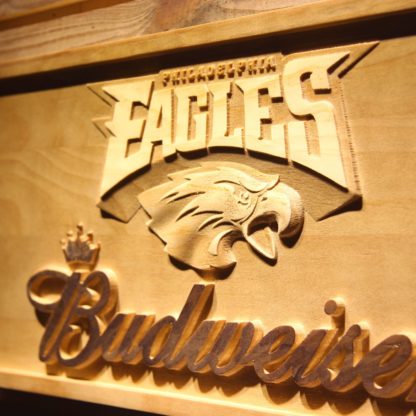 Philadelphia Eagles Budweiser Wood Sign neon sign LED