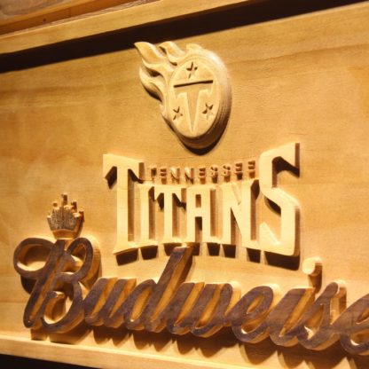 Tennessee Titans Budweiser Wood Sign neon sign LED