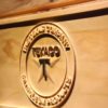 Texaco The Texas Company Wood Sign
