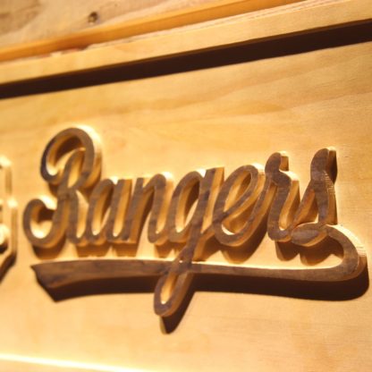 Texas Rangers 1984-1993 Wood Sign - Legacy Edition neon sign LED