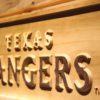 Texas Rangers Text Wood Sign
