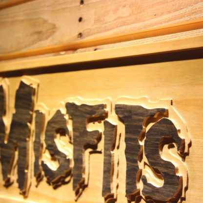 The Misfits Wood Sign neon sign LED