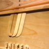 United Airlines Tulip Logo Wood Sign
