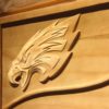 Philadelphia Eagles Split Wood Sign