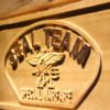 US Navy SEAL Team 6 Shell Wood Sign
