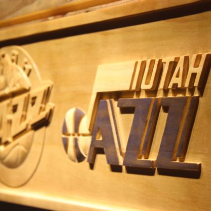 Utah Jazz Wood Sign - Legacy Edition neon sign LED