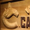 Vancouver Canucks Wood Sign