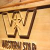 Western Star Wood Sign
