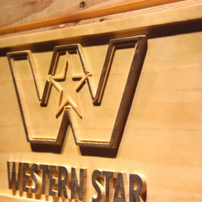 Western Star Wood Sign neon sign LED