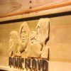 Pink Floyd Faces Wood Sign
