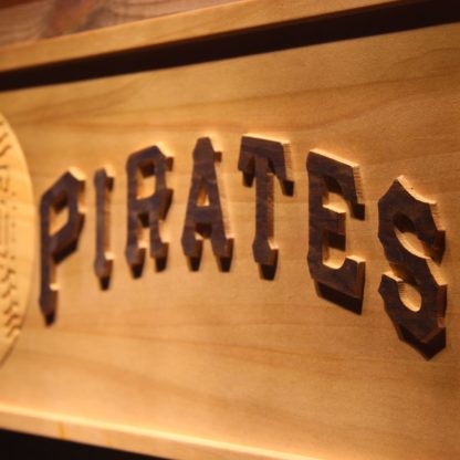 Pittsburgh Pirates Baseball Wood Sign - Legacy Edition neon sign LED