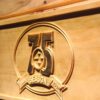 Pittsburgh Steelers 75th Anniversary Logo Wood Sign - Legacy Edition