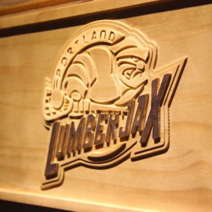 Portland Lumberjax Wood Sign - Legacy Edition neon sign LED