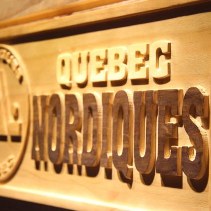 Quebec Nordiques Wood Sign - Legacy Edition neon sign LED