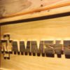 Rammstein Wood Sign