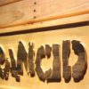 Rancid Wood Sign