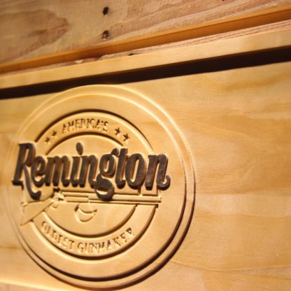 Remington Wood Sign neon sign LED