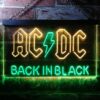 DC Back In Black LED Neon Sign