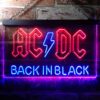 DC Back In Black LED Neon Sign