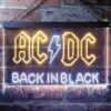 DC Back In Black LED Neon Sign