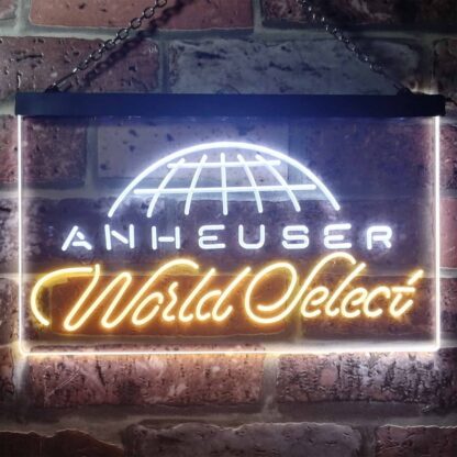 Anheuser World Select Globe LED Neon Sign