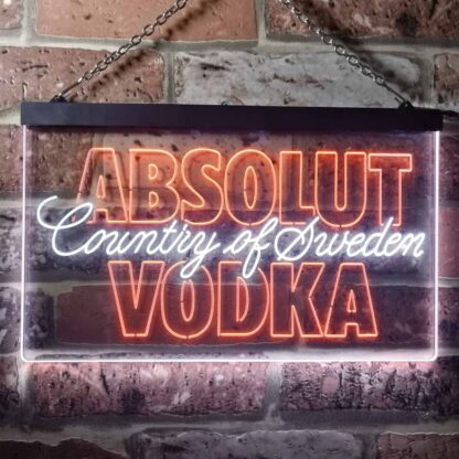 Absolut Vodka Country Of Sweden LED Neon Sign