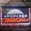 Anheuser World Select Globe LED Neon Sign