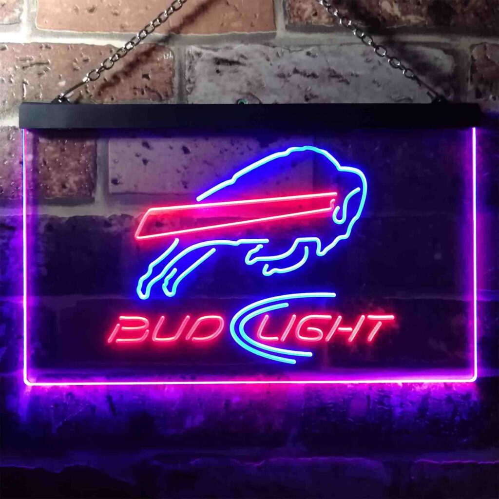 Buffalo Bills Bud Light LED Neon Sign - neon sign - LED sign - shop ...