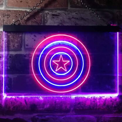 Captain America Shield LED Neon Sign neon sign LED