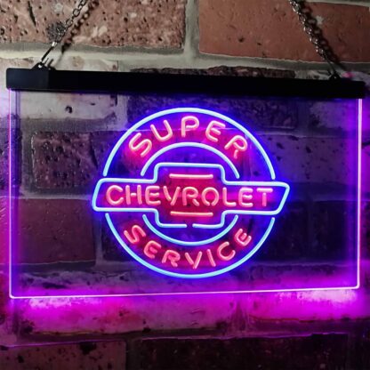 Chevrolet Super Service LED Neon Sign neon sign LED
