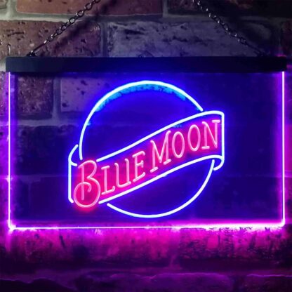 Blue Moon Beer - Logo 2 LED Neon Sign neon sign LED