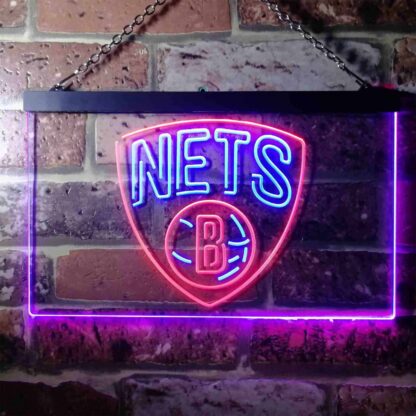 Brooklyn Nets Logo LED Neon Sign neon sign LED