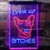 Bud Light Drink Up Dog LED Neon Sign
