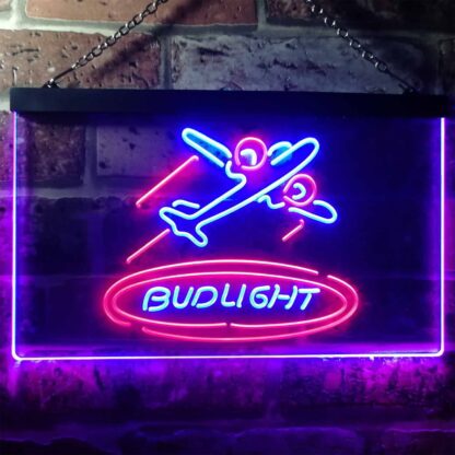 Bud Light Plane LED Neon Sign neon sign LED