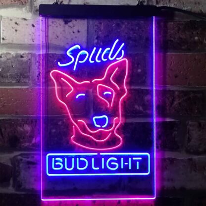 Bud Light Spuds Dog LED Neon Sign neon sign LED