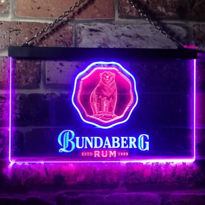 Bundaberg Bear Logo LED Neon Sign neon sign LED